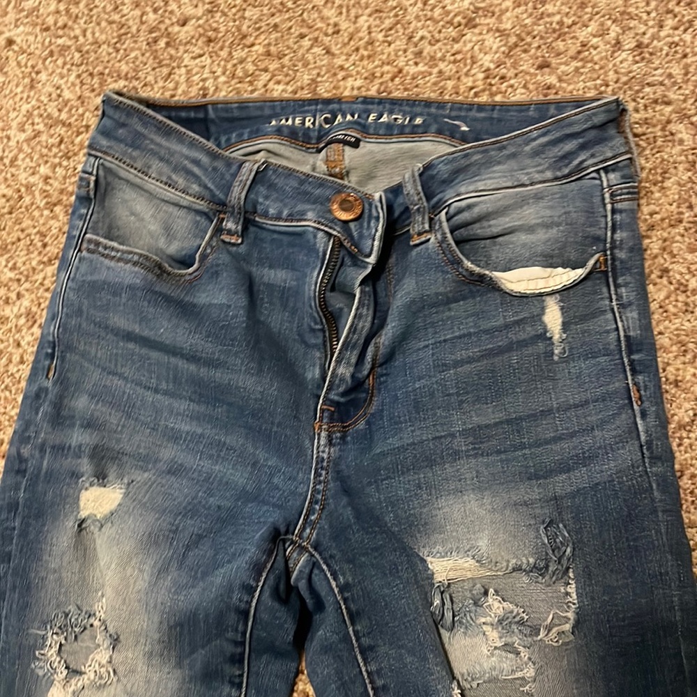 American Eagle Ripped Skinny Jeans